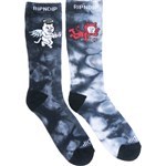 ripndip socks limbo (black lightning wash)