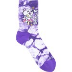 ripndip socks mid friday jr (purple tie dye)