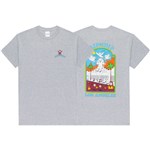 ripndip tee shirt heaven on earth (ash heather)