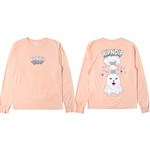 ripndip tee shirt long sleeves mind blown (peach)