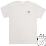 ripndip tee shirt pocket lord nermal (natural)
