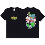 ripndip tee shirt rabbit hole (black)