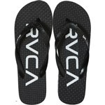 rvca flip flop tongues trench town (black)