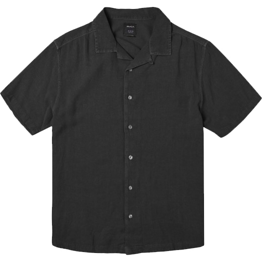 rvca shirt short sleeves beat (black)