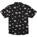 rvca shirt short sleeves pushin up (black)