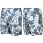 rvca short boardshort manic elastic (navy)