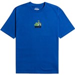rvca tee shirt hookah snail (true blue)