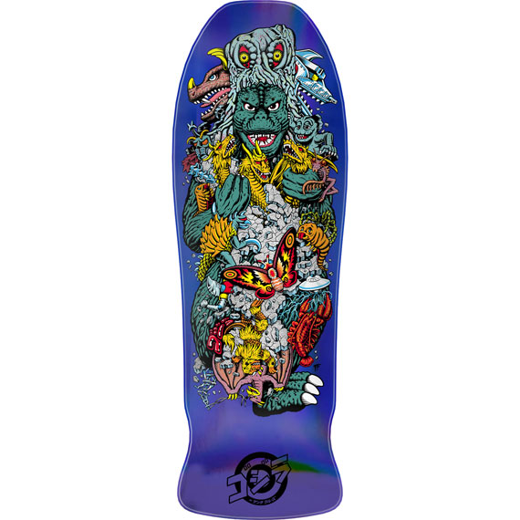 santa cruz board old school godzilla kaiju roskopp 10.12