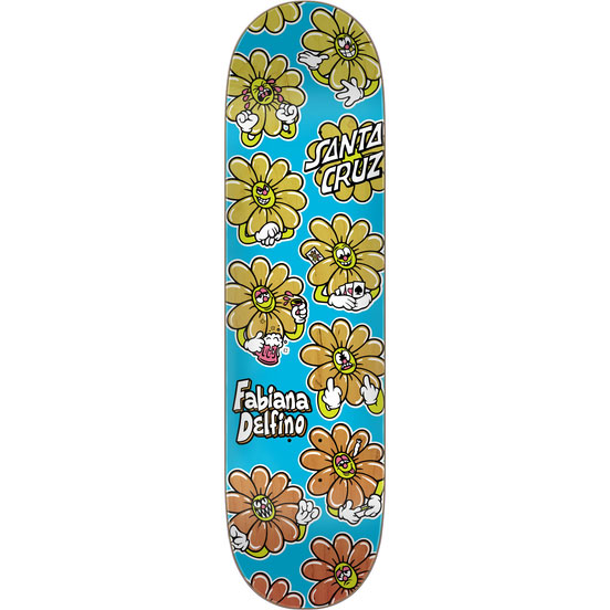 santa cruz board vx wildflower fabiana delfino 8.25