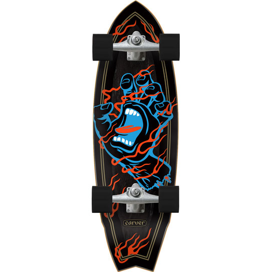 santa cruz cruiser complet carver inferno dot 31.52x9.8