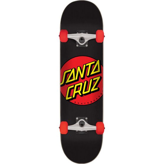 santa cruz skateboard complet kids mini classic dot 7.25