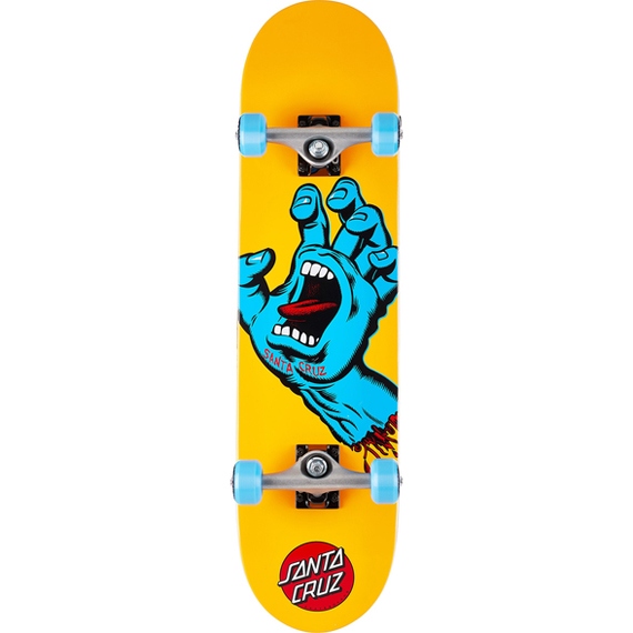santa cruz skateboard pack complet screaming hand 7.8