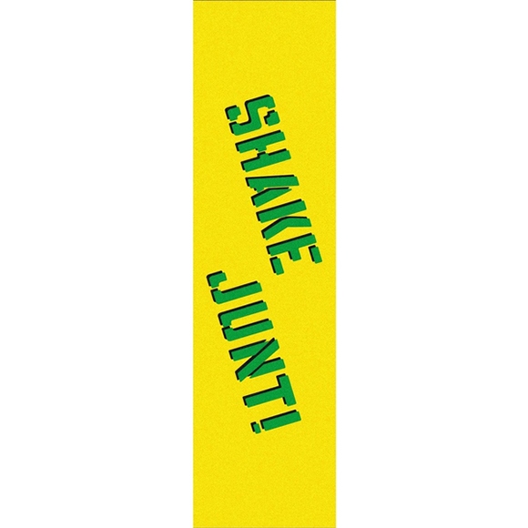 shake junt griptape sheet feuille sprayed (yellow/green)