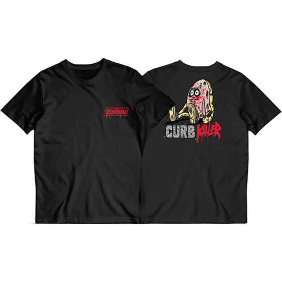 slappy tee shirt curb killer (black)