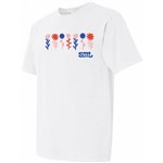 sml tee shirt garden (white)