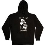 snack sweatshirt hood seein' the sights (black)