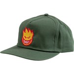 spitfire cap snapback bighead fill (dark green/red/gold)