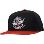 spitfire cap snapback flying classic (black/red)
