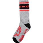 spitfire socks classic 87 bighead (heather/red/black)