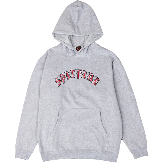 spitfire sweatshirt hood old e (heather grey)