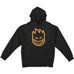 spitfire sweatshirt kids hood bighead (black/yellow)