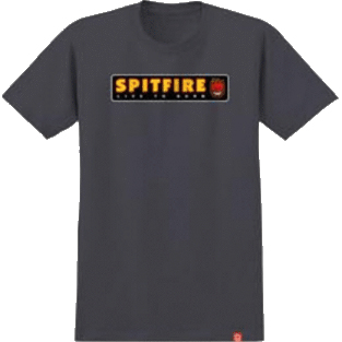 spitfire tee shirt LTB (charcoal)
