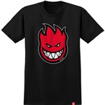 spitfire tee shirt kids bighead fill (black/red)