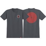 spitfire tee shirt kids classic swirl overlay (charcoal)