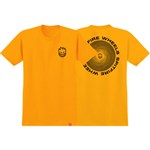 spitfire tee shirt kids classic vortex (gold/black)