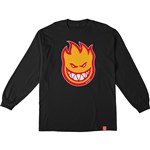 spitfire tee shirt kids ls bighead fill (black/gold/red)