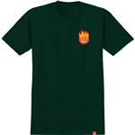 spitfire tee shirt lil bighead fill (forest green/gold/red)