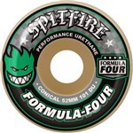 spitfire wheels formula four conical (green print) 101a 54mm