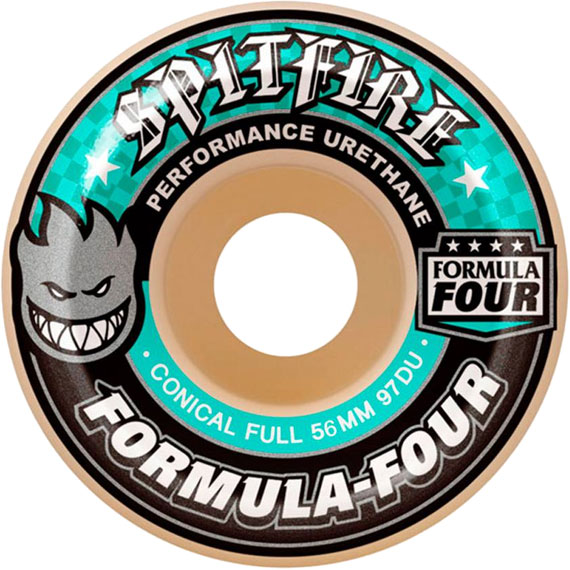 spitfire wheels formula four conical full 97a 56mm