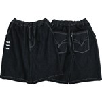 televisi star short 3 vx white stitch (black)