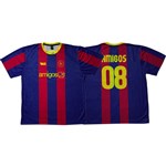 televisi star tee shirt amigos jersey soccer (barcelona)