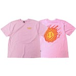 televisi star tee shirt checker (pink)
