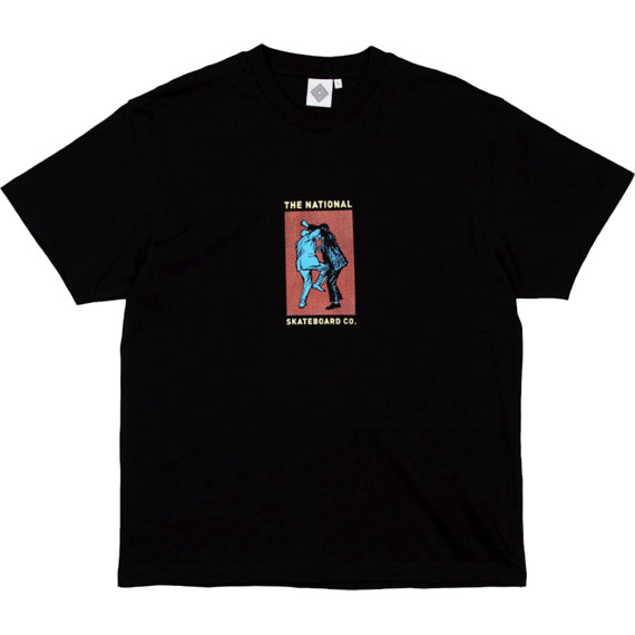 the national skate co tee shirt office politics (black)