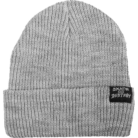 thrasher beanie sad goat (grey)