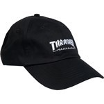 thrasher cap baseball polo old timer magazine logo (black)