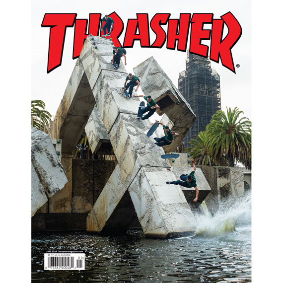 thrasher magazine january 2024