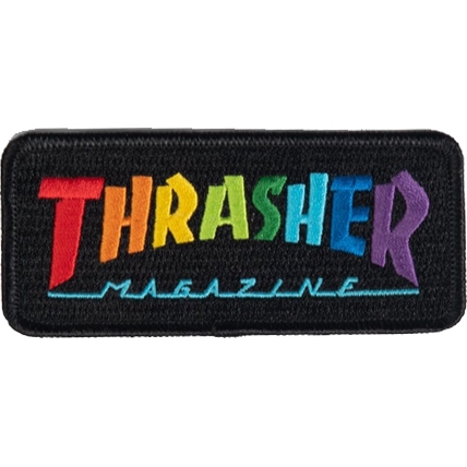 thrasher patch rainbow mag