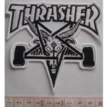 thrasher patch skategoat (black/white)