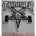 thrasher patch skategoat (black/white)