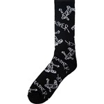 thrasher socks gonz logo (black/white)