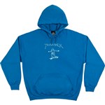 thrasher sweatshirt hood gonz (sapphire)