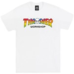 thrasher tee shirt alien workshop spectrum (white)