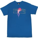 thrasher tee shirt atlantic drift (royal)