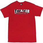 thrasher tee shirt baker (red)