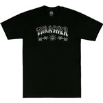 thrasher tee shirt barbed wire (black)