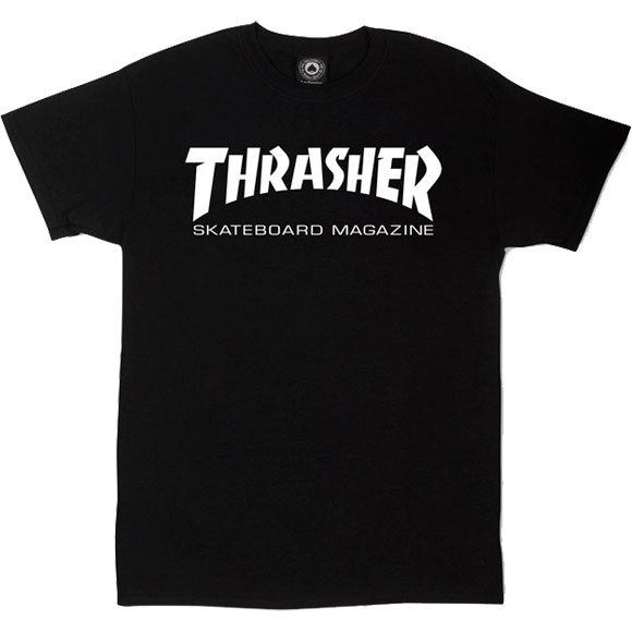 thrasher tee shirt skate mag (black)